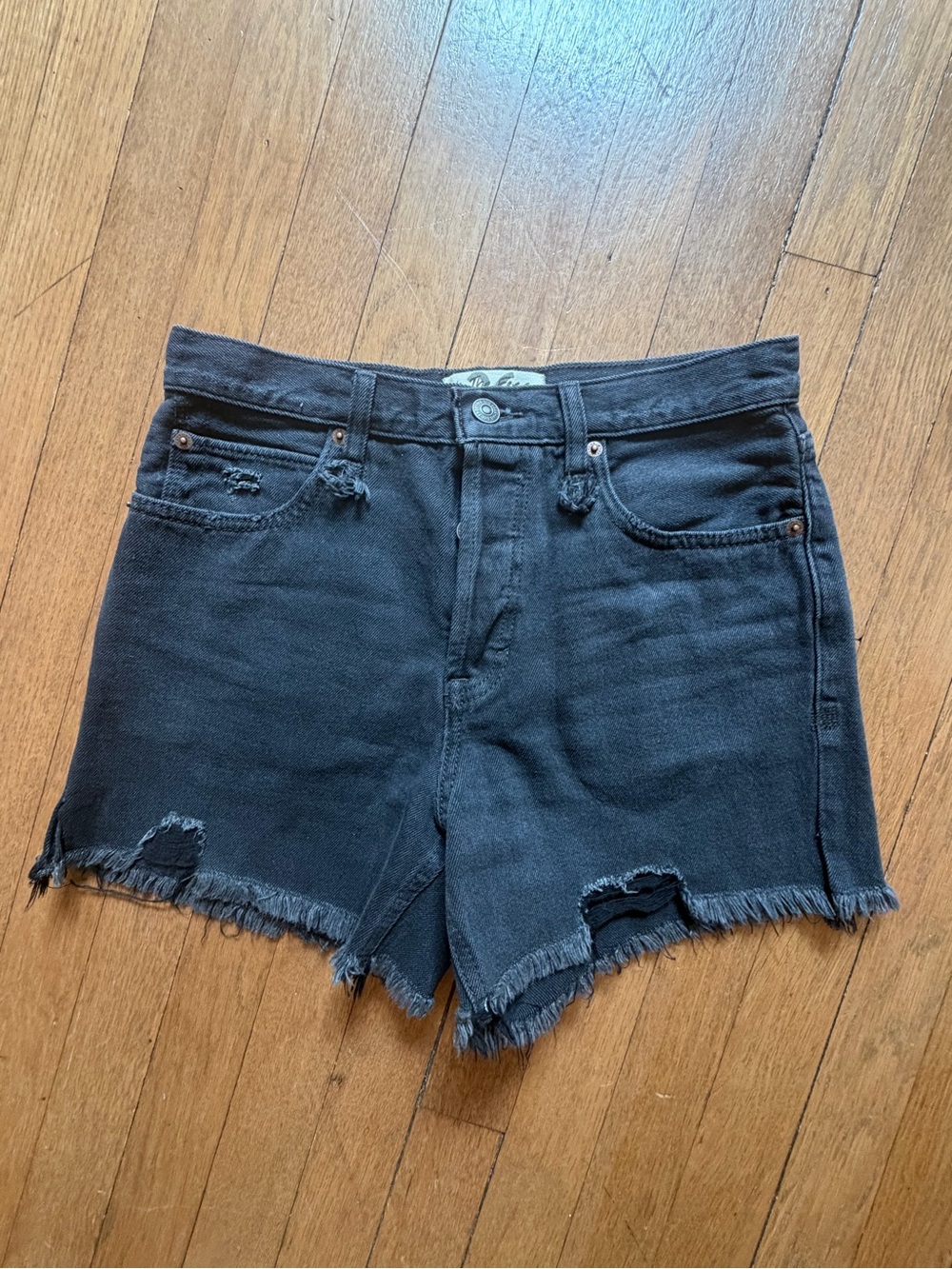 We The Free Makai Distressed Denim Shorts Size 26